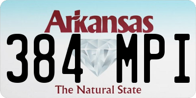 AR license plate 384MPI