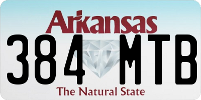 AR license plate 384MTB
