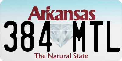 AR license plate 384MTL