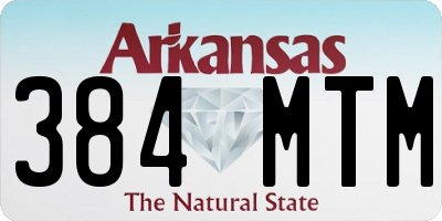AR license plate 384MTM