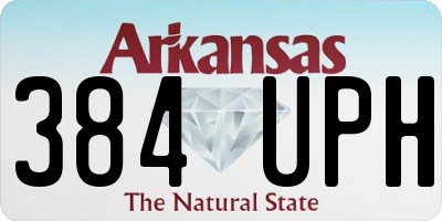 AR license plate 384UPH