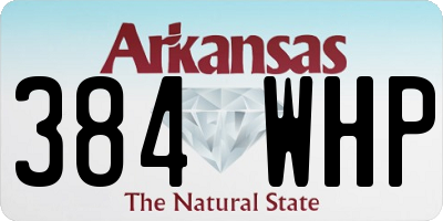 AR license plate 384WHP