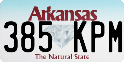 AR license plate 385KPM