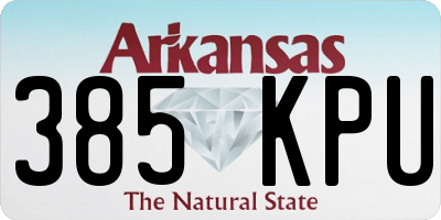 AR license plate 385KPU