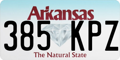 AR license plate 385KPZ