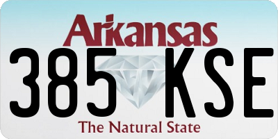 AR license plate 385KSE