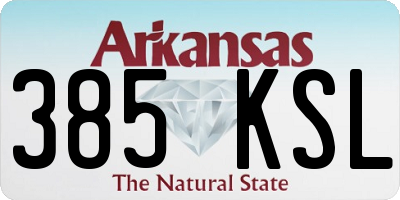 AR license plate 385KSL