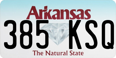 AR license plate 385KSQ