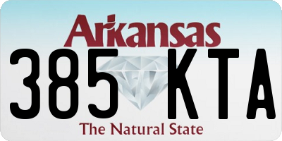 AR license plate 385KTA