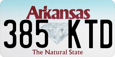 AR license plate 385KTD