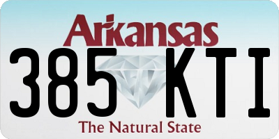 AR license plate 385KTI