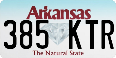 AR license plate 385KTR