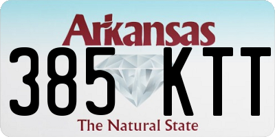 AR license plate 385KTT