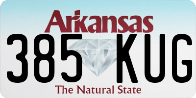 AR license plate 385KUG