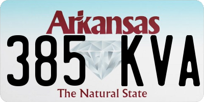 AR license plate 385KVA
