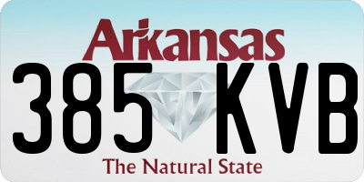 AR license plate 385KVB