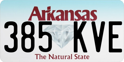 AR license plate 385KVE