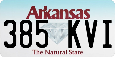 AR license plate 385KVI