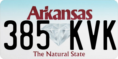 AR license plate 385KVK