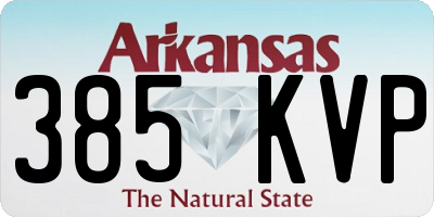 AR license plate 385KVP