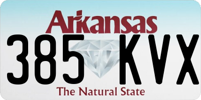 AR license plate 385KVX