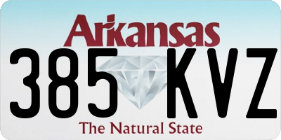 AR license plate 385KVZ