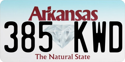 AR license plate 385KWD