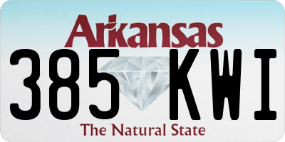 AR license plate 385KWI