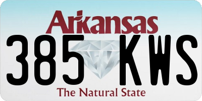 AR license plate 385KWS