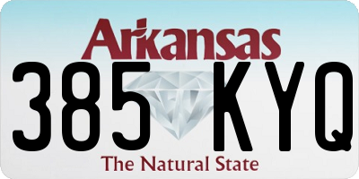 AR license plate 385KYQ