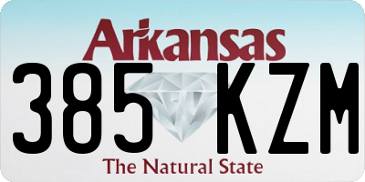AR license plate 385KZM