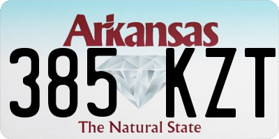 AR license plate 385KZT