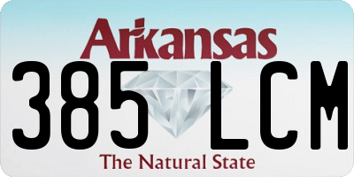 AR license plate 385LCM