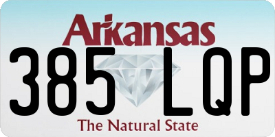 AR license plate 385LQP