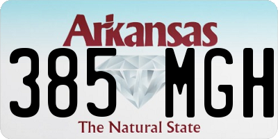AR license plate 385MGH