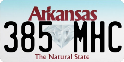 AR license plate 385MHC