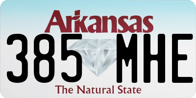 AR license plate 385MHE