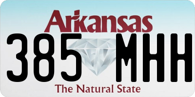 AR license plate 385MHH