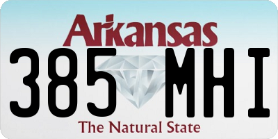 AR license plate 385MHI