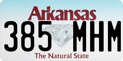 AR license plate 385MHM