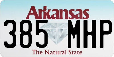 AR license plate 385MHP