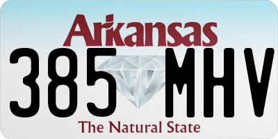 AR license plate 385MHV