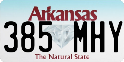 AR license plate 385MHY