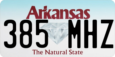 AR license plate 385MHZ