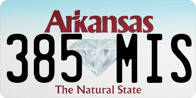 AR license plate 385MIS