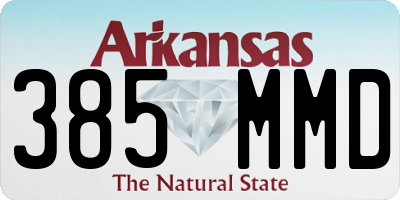AR license plate 385MMD