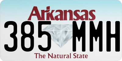 AR license plate 385MMH