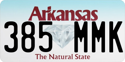 AR license plate 385MMK
