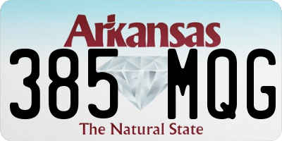 AR license plate 385MQG