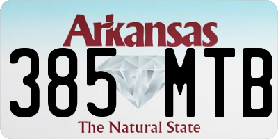 AR license plate 385MTB